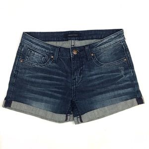 Vigoss Studio Denim Jean Shorts Cuffed Rolled 28